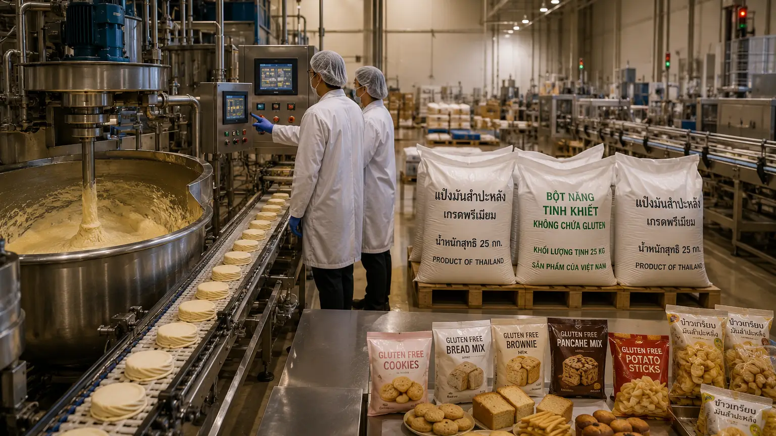 Tapioca Starch as a Gluten-Free Ingredient in Southeast Asia